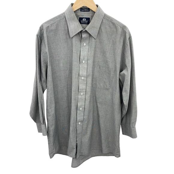 Stafford wrinkle free long sleeve dress shirt - Picture 4 of 10